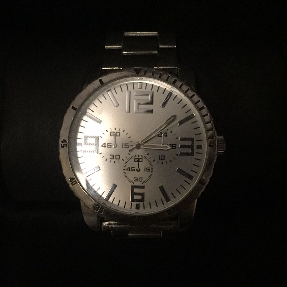 Silver watch